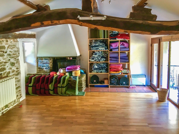 Yoga mats in The Loft